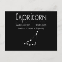 Presente de Aniversário Capricórnio Vintage com Ho
