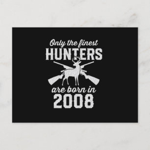 Cartão Postal Presente de aniversário Deer Hunter Hunting para 2