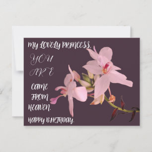 CARTÃO POSTAL PRESENTE DE ANIVERSÁRIO PARA FILHA IRMÃ AMIGO