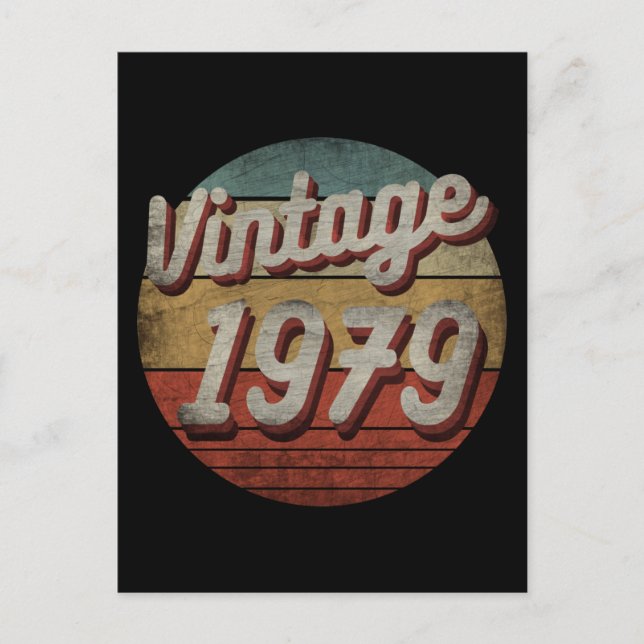 CARTÃO POSTAL PRESENTE DE ANIVERSÁRIO PARA HOMENS E MULHERES VIN (Frente)