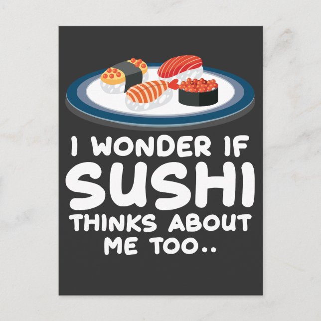 Cartão Postal Presente de comida kawaii Foodie para os ventilado (Frente)