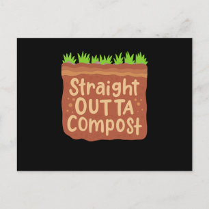 Cartão Postal Presente de composto de jardim