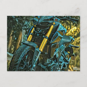 Cartão Postal Presente de motocicleta