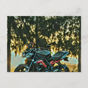 Cartão Postal Presente de motocicletas