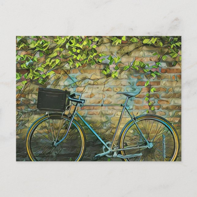 Cartão Postal Presente de mountain biking (Frente)