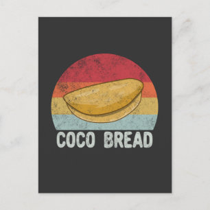 Cartão Postal Presente de Pão de Coco Retroativo