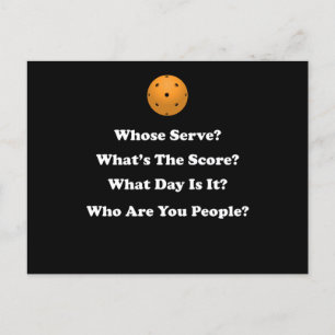 Cartão Postal Presente de Pickleball