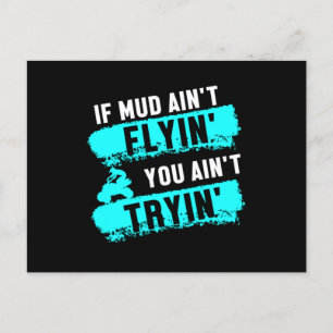 Cartão Postal Presente de Quad Racing Offroad, para invasor de A