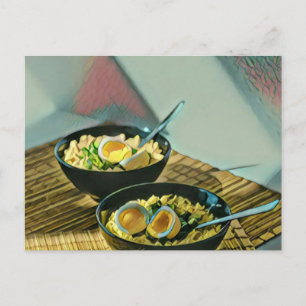 Cartão Postal Presente de Ramen Japonês