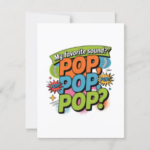 Cartão Postal Presente de Som de Pop de Quiropraxia Engraçado