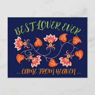 CARTÃO POSTAL PRESENTE DO DIA DOS NAMORADOS PARA NAMORADA, ESPOS