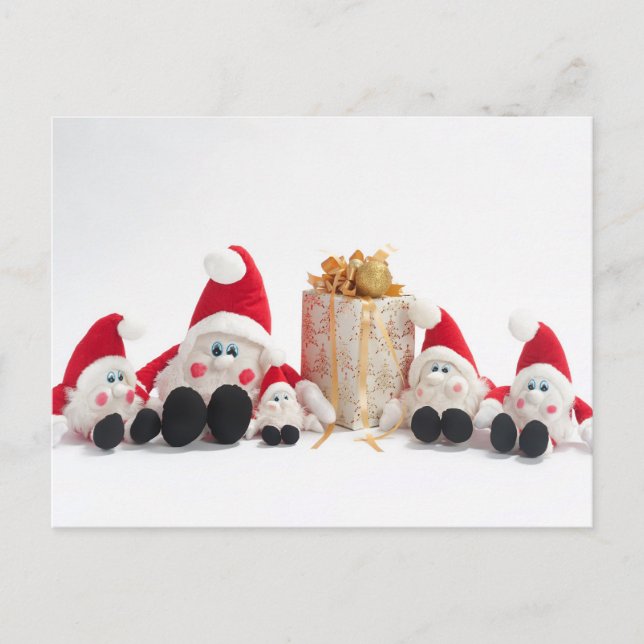 Cartão Postal Presente e gnomos (Frente)