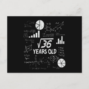 Cartão Postal Presente Engraçado de Aniversário de 6 Anos para C