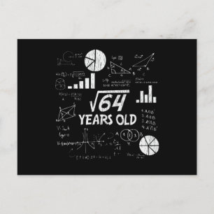 Cartão Postal Presente engraçado de aniversário de 8 anos para c