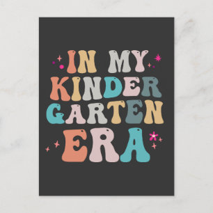 Cartão Postal Presente engraçado de volta às aulas na minha era 