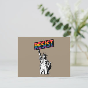Cartão Postal Presente Feminista Estátua da Liberdade de Resistê