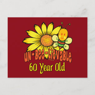 Cartão Postal Presente inacreditável no 60º aniversário