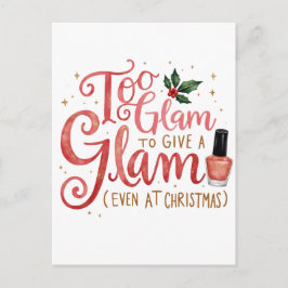 Cartão Postal Presente Lindo para aqueles parentes glamorosos