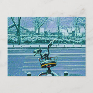 Cartão Postal Presente para Amante de Ciclismo