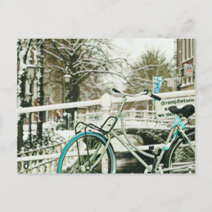 Cartão Postal Presente para amante do ciclismo