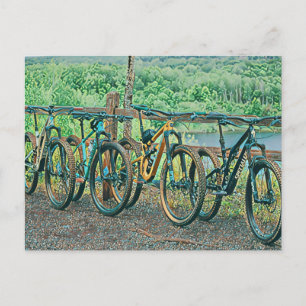 Cartão Postal Presente para Amante do Ciclismo