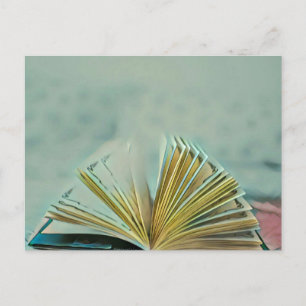 Cartão Postal Presente para Amantes da Leitura