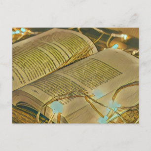 Cartão Postal Presente para Amantes da Leitura para Bibliotecári