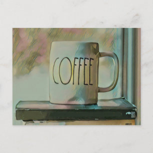 Cartão Postal Presente para Amantes de Biblioteca