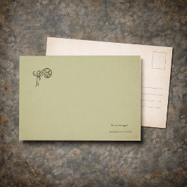 Cartão Postal Presente para Leitores do Jardim de Botânica da Da