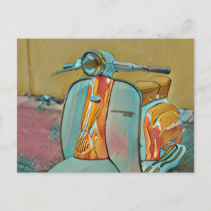 Cartão Postal Presente para motociclista