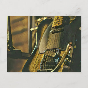Cartão Postal Presente para namorado guitarrista