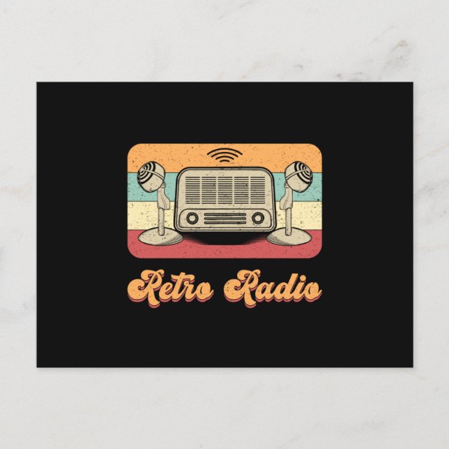 Cartão Postal Presente para Operador de Código Amador de Antena  (Frente)