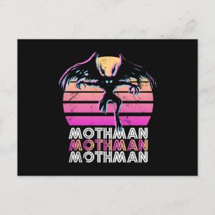 Cartão Postal Presente Temático da Mothman Retro 80s