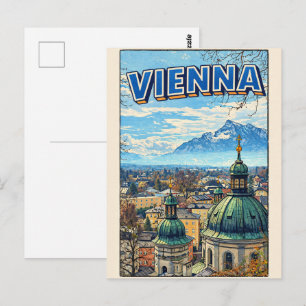 Cartão Postal Presentes antigos da cidade de Viena na Áustria