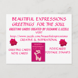 CARTÃO POSTAL PRESENTES BONITOS DE EXPRESSÕES