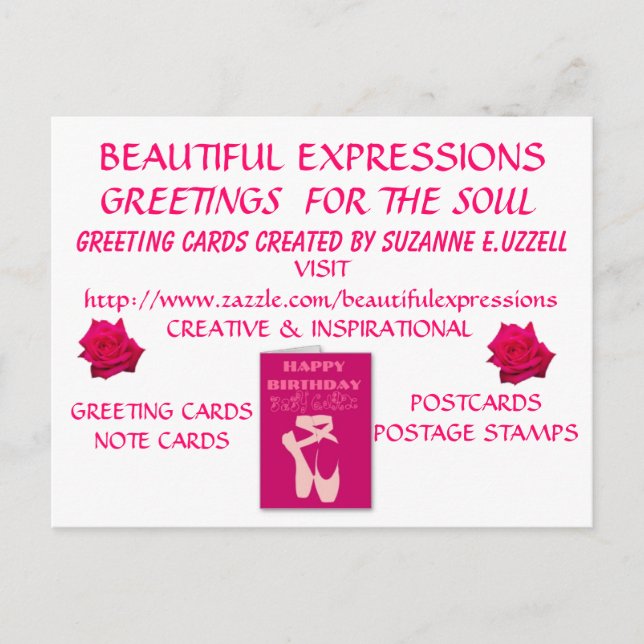 CARTÃO POSTAL PRESENTES BONITOS DE EXPRESSÕES (Frente)