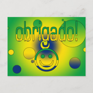Cartão Postal Presentes brasileiros agradecidos / Caras