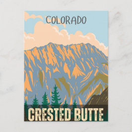 Cartão Postal Presentes Crested Butte montanhas rochosas colorad
