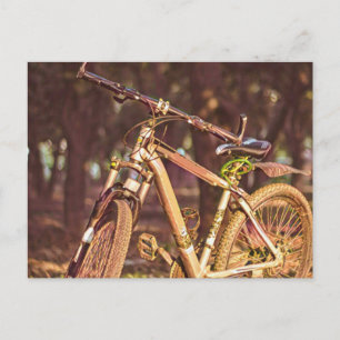 Cartão Postal Presentes de aniversário para amantes de bicicleta