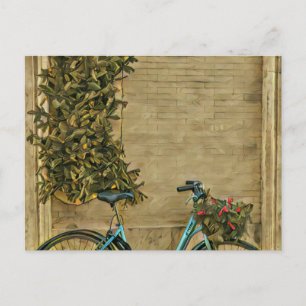 Cartão Postal Presentes de bicicleta para ela