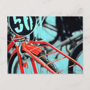 Cartão Postal Presentes de bicicleta para ela