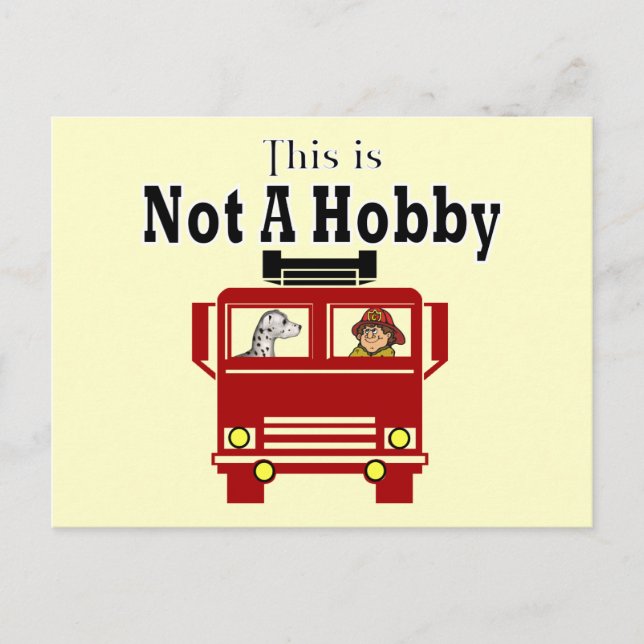 Cartão Postal Presentes de bombeiro (Frente)