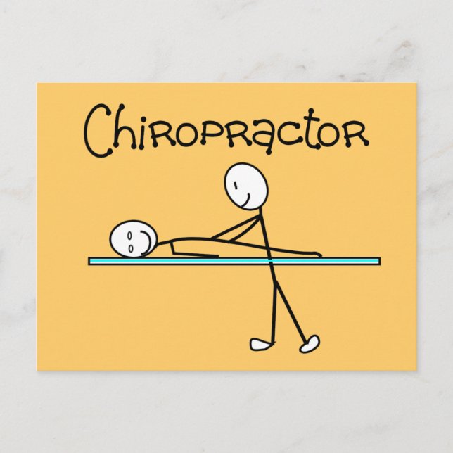 Cartão Postal Presentes de Chiropractor (Frente)