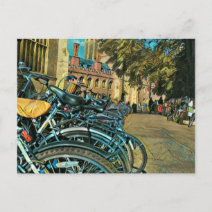 Cartão Postal Presentes de ciclismo vintage