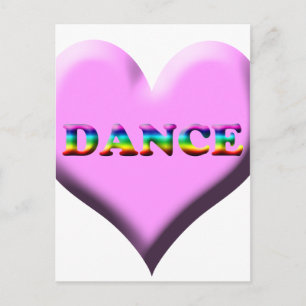Cartão Postal Presentes de Dança!