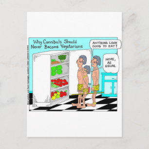 Cartão Postal Presentes de Desenhos Engraçados e Excêntricos de