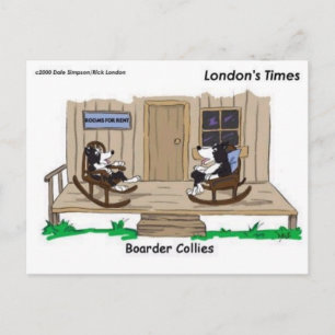 Cartão Postal Presentes de Desenhos Engraçados e Excêntricos par