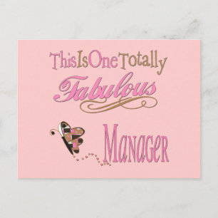 Cartão Postal Presentes De excelente Para Chefe