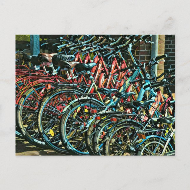 Cartão Postal Presentes de luxo para ciclistas (Frente)