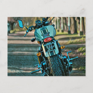 Cartão Postal Presentes de motocicleta para namorado